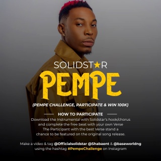 Join Solidstar's #PempeChallenge and stand a chance to win 100k